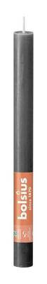 Bolsius Dinerkaars Rustiek Stormy Grijs 27 Cm