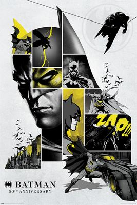 Poster Batman - 80th Anniversary 61x91,5cm Poster Batman - 80th Anniversary 61x91,5cm