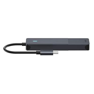 Rapoo USB-C Hub, USB-C naar USB-A, grijs USB Hub Zwart - thumbnail