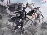 Chainsaw Man Statue Super Situation Figure Chainsaw Man vs. Samurai Sword 26 cm - thumbnail