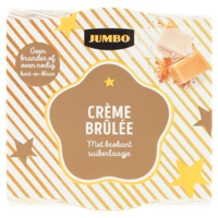 Jumbo Creme Brulee met Krokante Karamelschilfers 2 Stuks 200 g - thumbnail