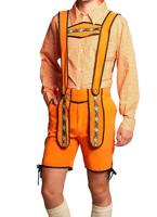 Lederhose Oranje Holland Kort - thumbnail