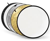 Godox reflectieschermen 5-in-1 Gold, Silver, Black, White, Translucent - 60cm - thumbnail