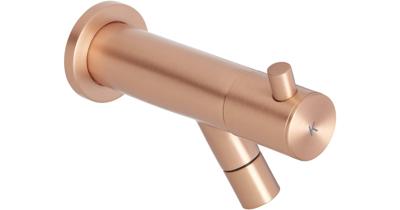 Saqu Small Wand Toiletkraan Geborsteld Koper