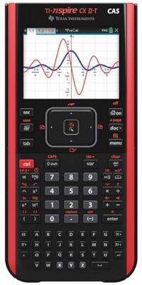Texas Instruments TI-NSCX2CAS-FC TI Nspire CX II-T CAS Grafische Rekenmachine Zwart/Rood Texas Instruments TI-NSCX2CAS-FC TI Nspire CX II-T CAS Grafische Rekenmachine Zwart/Rood