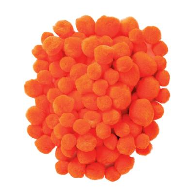 Colorations - pom poms oranje, 100st. Colorations - pom poms oranje, 100st.