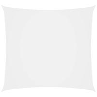 Zonnescherm vierkant 4x4 m oxford stof wit - thumbnail