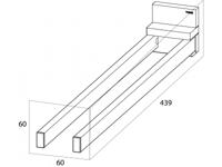 Tiger Handdoekrek Safira 43.9 cm 2 Armig Chroom - thumbnail