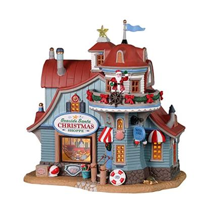 Seaside Santa Xmas Shoppe B/O Led Kerst - Lemax