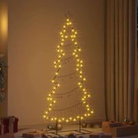 Metalen kerstboom met standaard Zwart 180 cm Staal - thumbnail