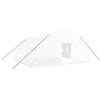 Tuinkas met stalen frame 36 m² 6x6x2,85 m wit - thumbnail