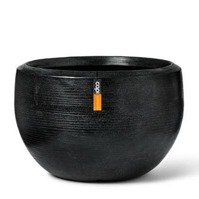 Capi bloempot bol Arc Granite 88x60 cm zwart Capi bloempot bol Arc Granite 88x60 cm zwart
