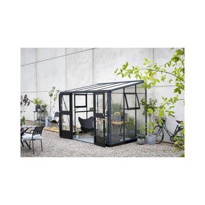 Muurkas Veranda 6,6 antraciet 3 mm veiligheidsglas 10 mm polycarbonaat Royal Well - Royal well Muurkas Veranda 6,6 antraciet 3 mm veiligheidsglas 10 mm polycarbonaat Royal Well - Royal well