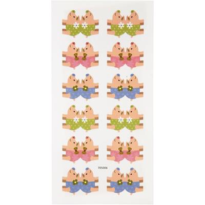 Creativ Company 28933 stickers, diverse kleuren (papier, diverse kleuren, 75 mm, 150 mm, 10 vellen