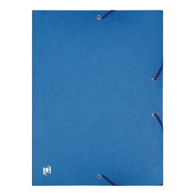 Elastobox oxford top file+ a4 25mm blauw | 12 stuks
