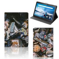 Lenovo Tablet M10 Tablet Hoesje met foto Badges - thumbnail