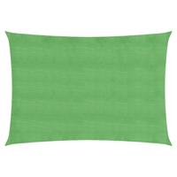 VidaXL Zonnezeil 160 g/m² 4x6 m hdpe lichtgroen - thumbnail