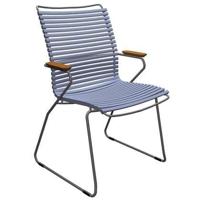 Houe Click Dining Tall tuinstoel Pigeon Blue - thumbnail