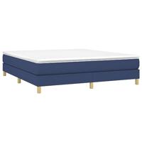 Boxspring bed stof blauw 160x200 cm - thumbnail