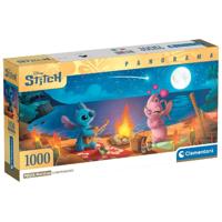 Clementoni Panorama Puzzel Disney Stitch 1000 Stukjes - thumbnail