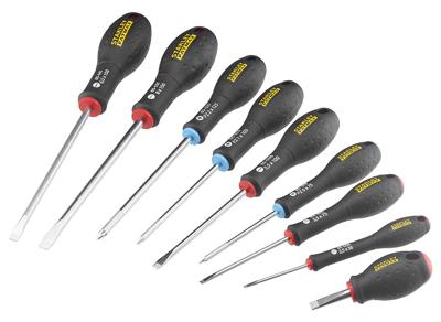 Set van 9 schroevendraaiers - STANLEY FATMAX - FMHT65424-0 - Elektricien + Monteur + Pozidriv