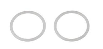 Kirchhoff O-ring, 32 x 38 x 3 mm, voor sifon excentrische sluiting 38,5 mm (2x) - 98696360