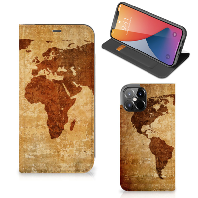 iPhone 12 Pro Max | Book Cover | Wereldkaart
