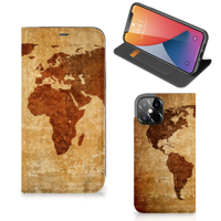 iPhone 12 Pro Max | Book Cover | Wereldkaart - thumbnail