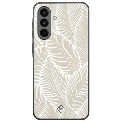 Samsung Galaxy A36 hoesje - Palmy leaves beige