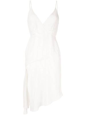 Suboo Nadia asymmetric hem dress - White