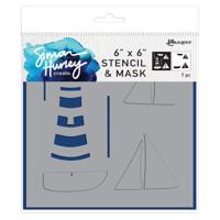Ranger Ink Ranger • simon hurley create. layering stencils & mask smooth sailing - thumbnail