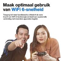 Linksys Hydra 6 dual-band Mesh WiFi 6-router (AX3000) - Draadloze gamingrouter met snelheden tot 3 Gbps, ondersteunt meer dan 25 apparaten en 185 m2 dekking - Werkt met het Linksys Mesh WiFi-systeem - thumbnail