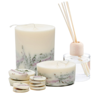 The Munio Cadeauset Geurkaars - Wax melts Heide - thumbnail