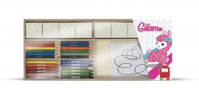 Multiprint kleurset Gllama hout 34 delig Multiprint kleurset Gllama hout 34 delig