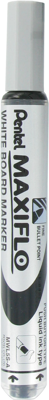 Pentel whiteboardmarker Maxiflo, fijne punt, zwart