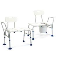 Vermeiren Kate Rolstoelbank met rugleuning Wit - thumbnail