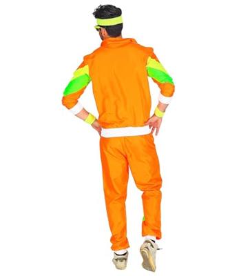 Foute Party Trainingspak Neon Oranje