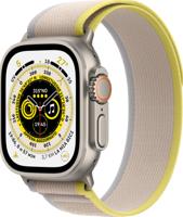Refurbished Apple Watch Ultra 49mm Trail band Trail Geel Beige Licht gebruikt - thumbnail