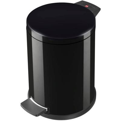 Hailo Pedaalemmer Metaal Zwart - 14 liter Hailo Pedaalemmer Metaal Zwart - 14 liter