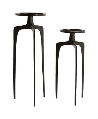 Light & Living Zuil 'Pano' Set van 2 stuks, kleur Donker Brons