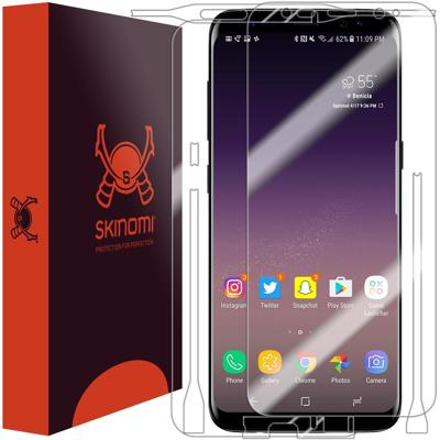 Skinomi TechSkin - beschermfolie voor Samsung Galaxy S8 - voor- en achterkant