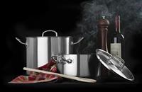 Hendi Kookpan RVS Ø24cm 6L Inductie - thumbnail