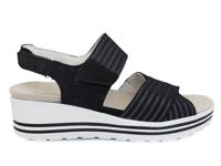 Zwarte Waldlaufer Sandalen Michelle Wijdte H - thumbnail