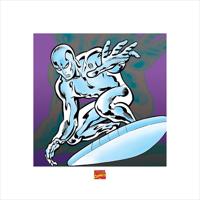 Kunstdruk Marvel Comics - Silver Surfer 40x40cm - thumbnail