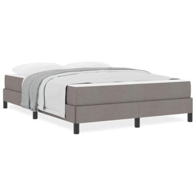 Boxspring bed Anders Taupe 140 x 200 cm Stof