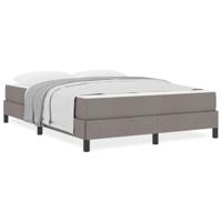 Boxspring bed Anders Taupe 140 x 200 cm Stof - thumbnail