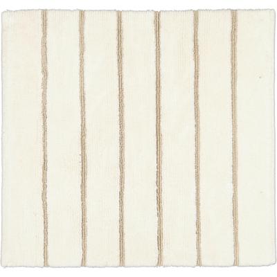 Cawö CAWÖ Home Keerbare Badmat Balance Gestreept 1008 33 natur 60x60