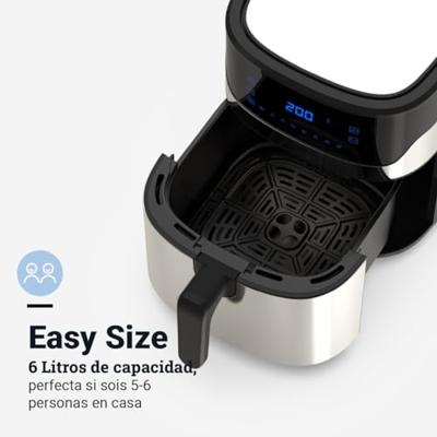 Airfryer Universal Blue Staal 6,5 L
