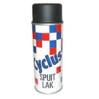 Cycplus Cyclus spuitlak 400cc zwart mat - thumbnail