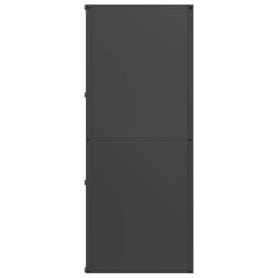 Brandhoutrek 40x30x75 cm koudgewalst staal zwart